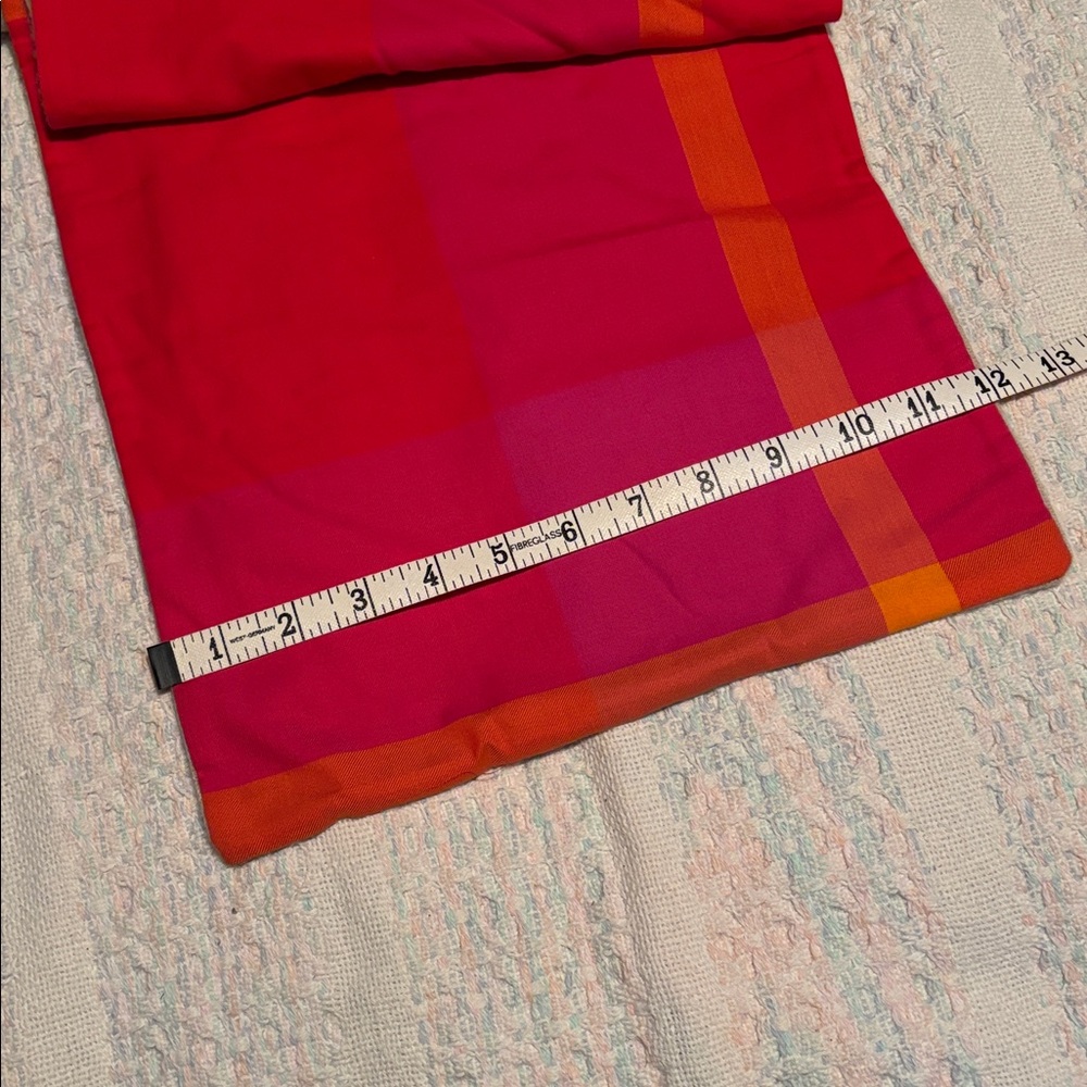 Peter Millar 100% cashmere tan / plaid scarf - Picture 7 of 7